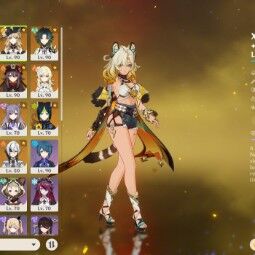 (eu,AR 58,Niña🍭) 18 Pierna personaje (2 Arconte🌟) + 5 Piernas arma: Mavuika , neuvillette (C1)+Sig, xilonen, arlecchino , mualani ,raiden ,"" 9 C6 ' 4★personajes🌟 0